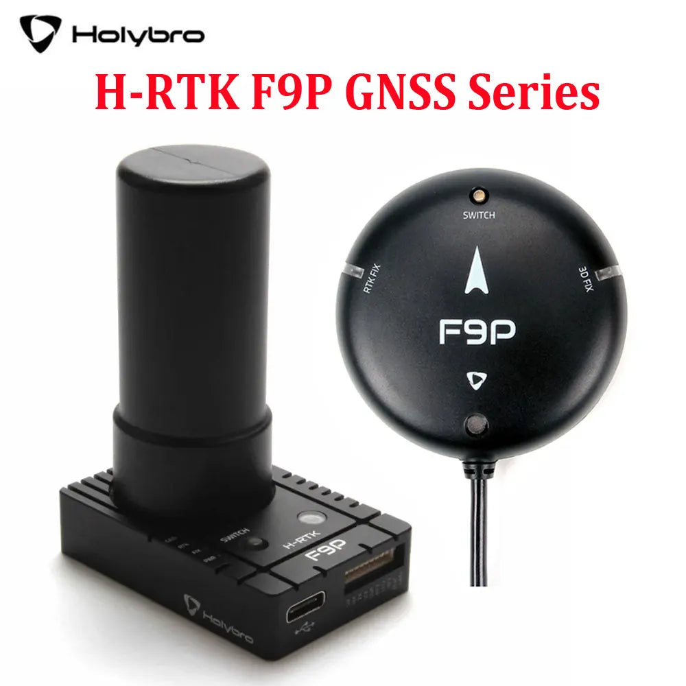 Holybro H-RTK F9P Rover Lite | H-RTK F9P Helical | H-RTK F9P Base for GNSS GLONASS Galileo Beidou for Pixhawk Flight Controller