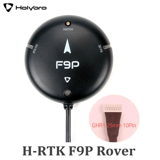 Holybro H-RTK F9P Rover Lite | H-RTK F9P Helical | H-RTK F9P Base for GNSS GLONASS Galileo Beidou for Pixhawk Flight Controller