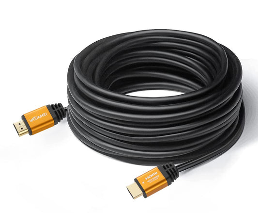 60 Feet 4K HDMI Cable 2.0 HDMI Cord 60Ft Support 4K@60Hz UHD 2160P Ethernet 3D ARC with Gold-Plated Connector and Bare Copper Conductor